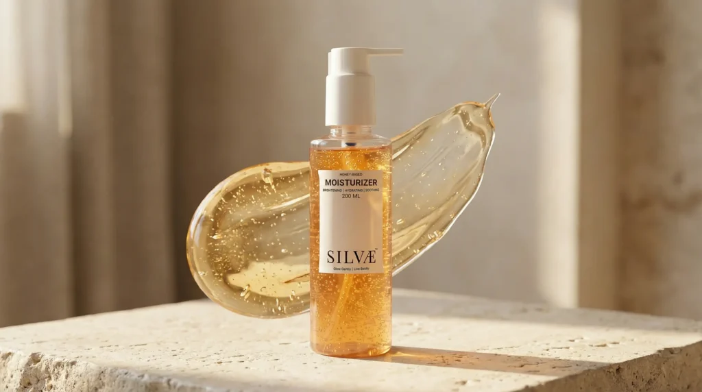 Silvae Moisturizer bottle with drop